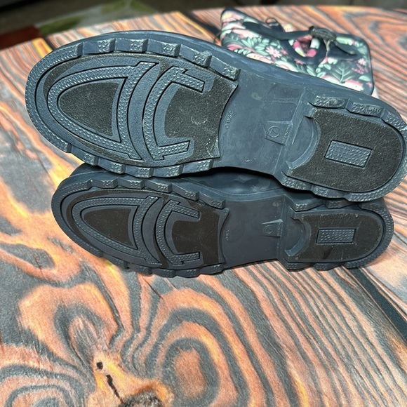 Western Chief Rain Boots Shabby Chick Navy size 7 woman’s - Picture 5 of 9